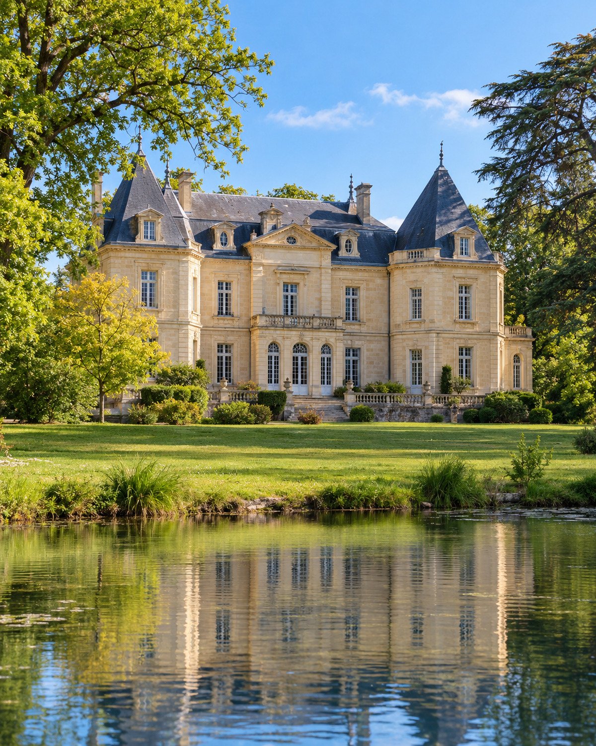 Le château de Bourran à Mérignac
