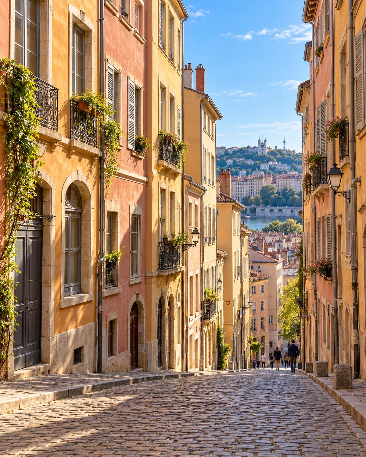 Vue de Lyon, Lyon 1er arrondissement