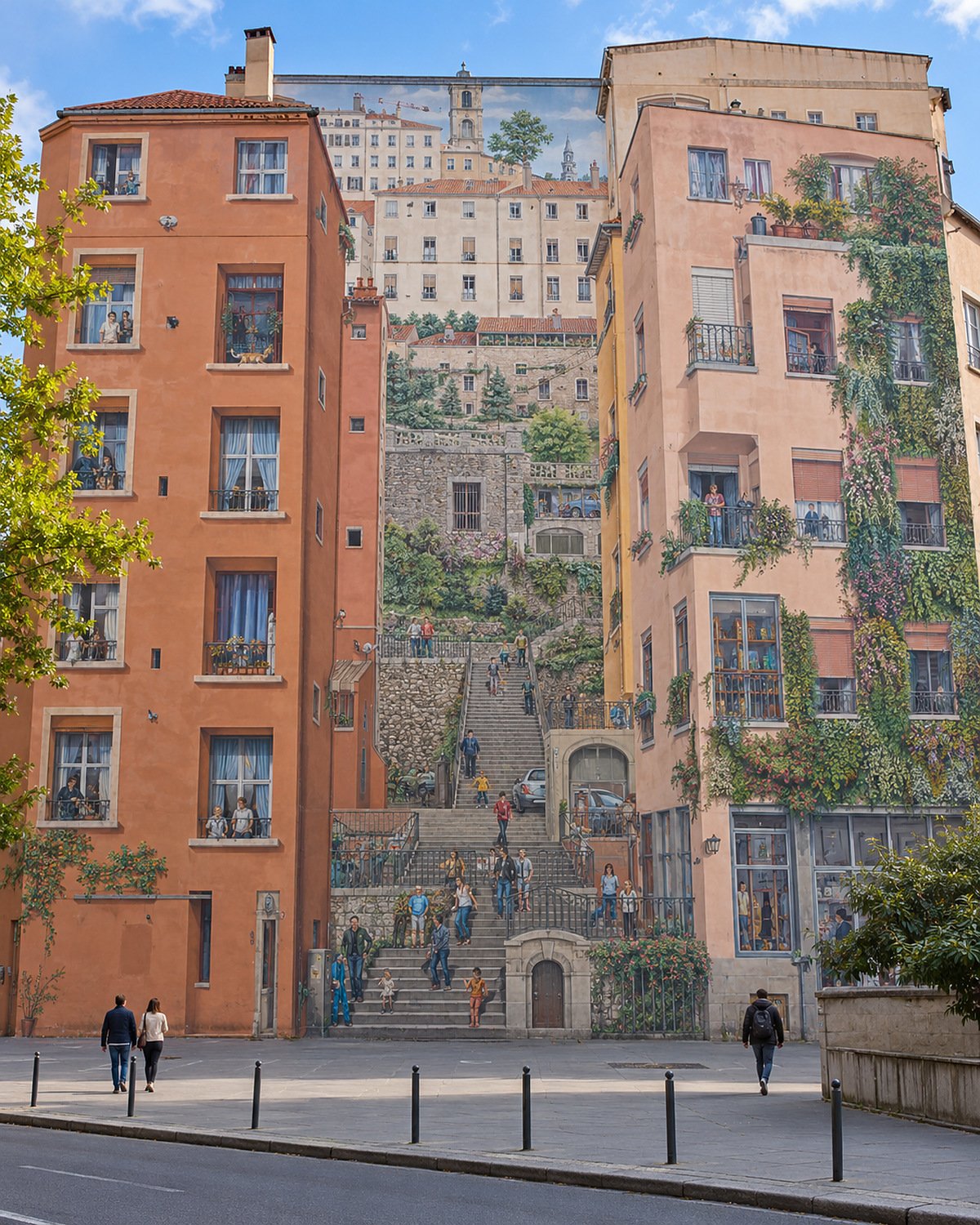 Vue de Lyon, Lyon 4e arrondissement