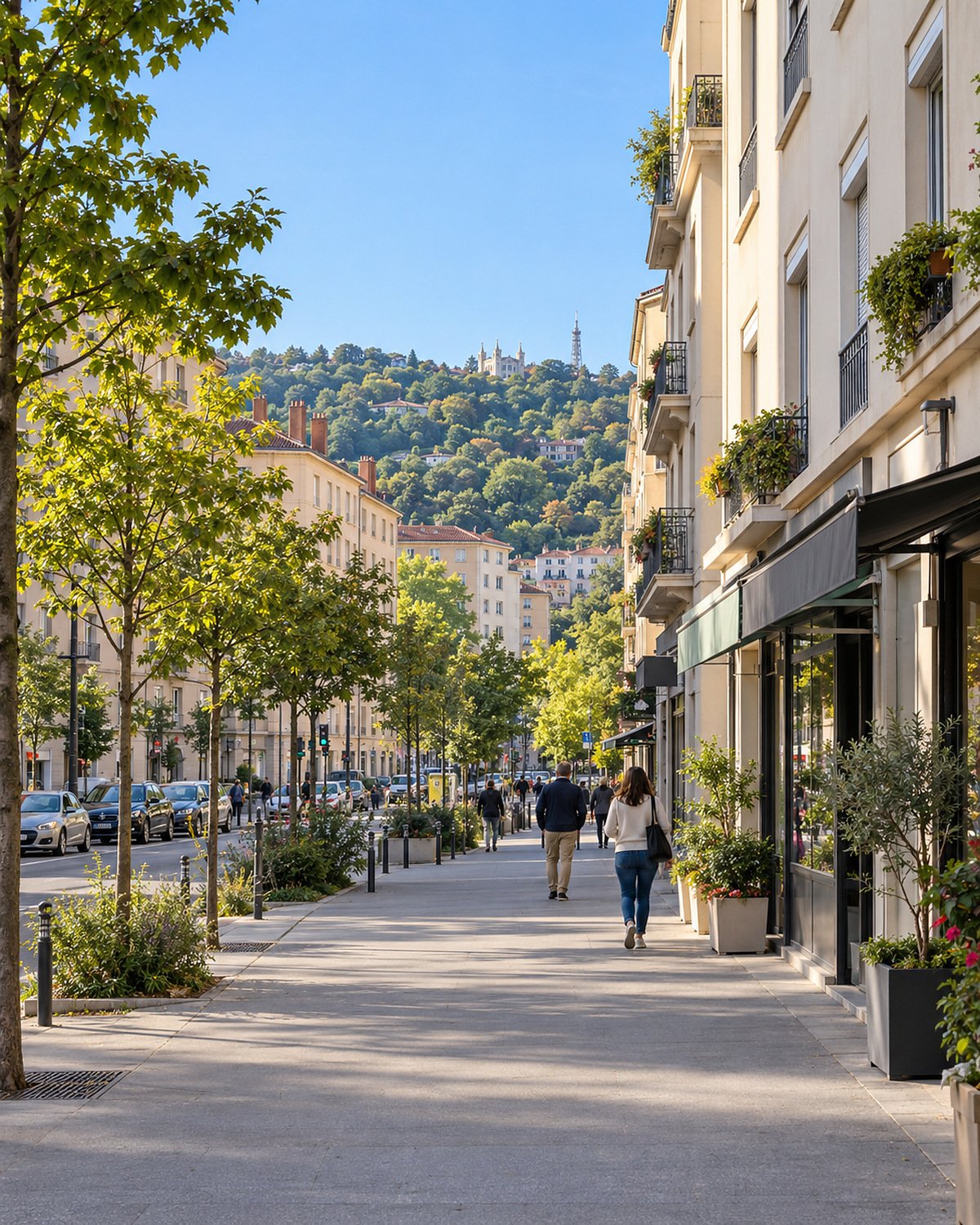 Vue de Lyon, Lyon 9e arrondissement