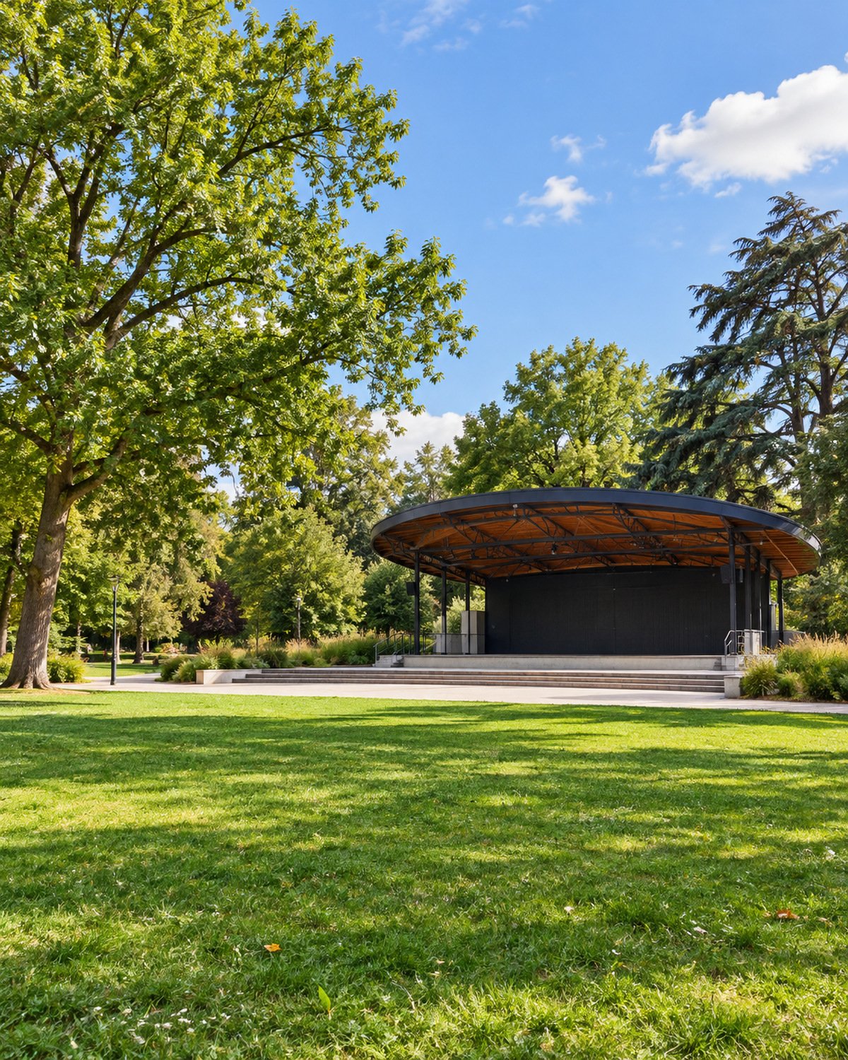 Le parc Louis-Dupic à Vénissieux