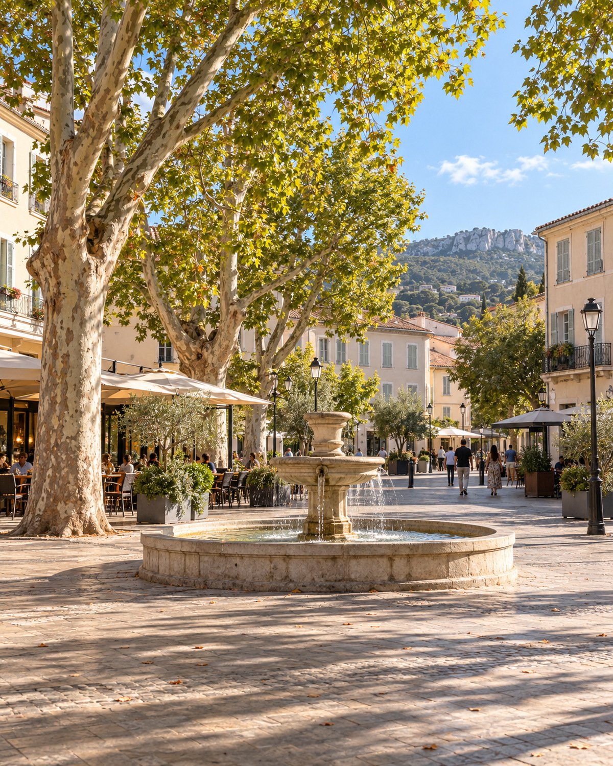 Fontaine du quartier de La Valentine à Marseille
