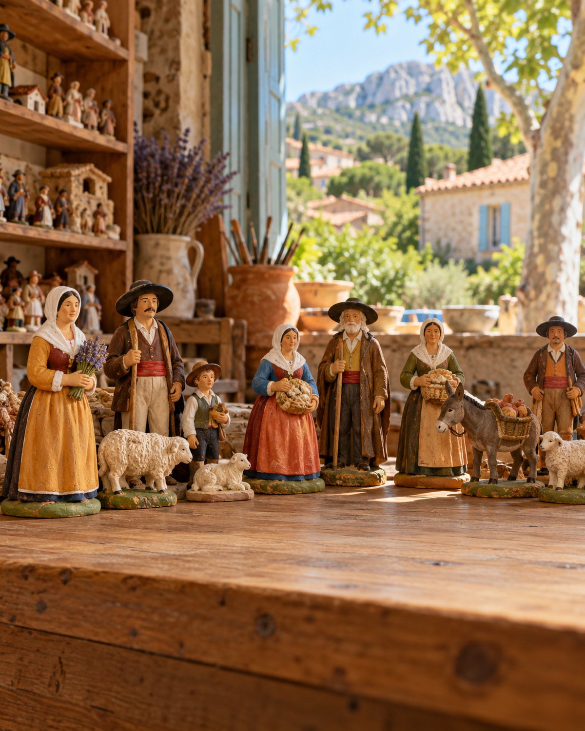Les santons de Provence à Aubagne
