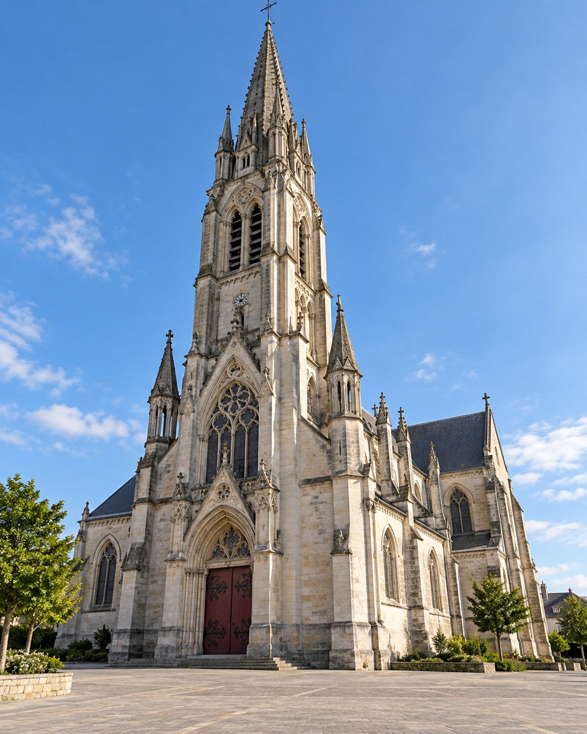 L’église néo-gothique Saint-Pierre-et-Saint-Paul de Carquefou