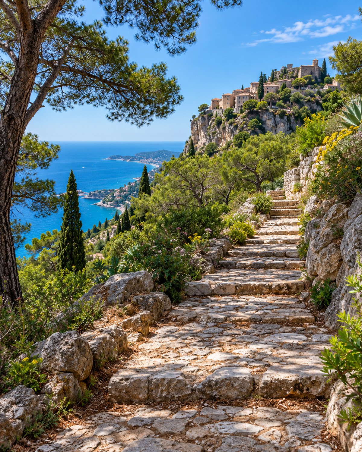 Le chemin de Nietzsche à Èze