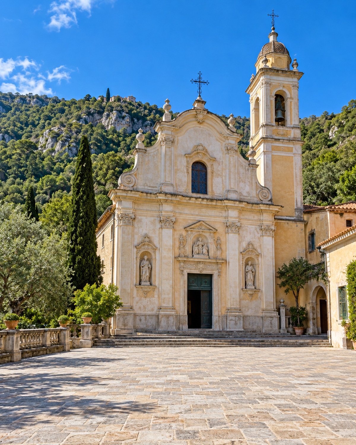 Le sanctuaire Notre-Dame de Laghet à La Trinité