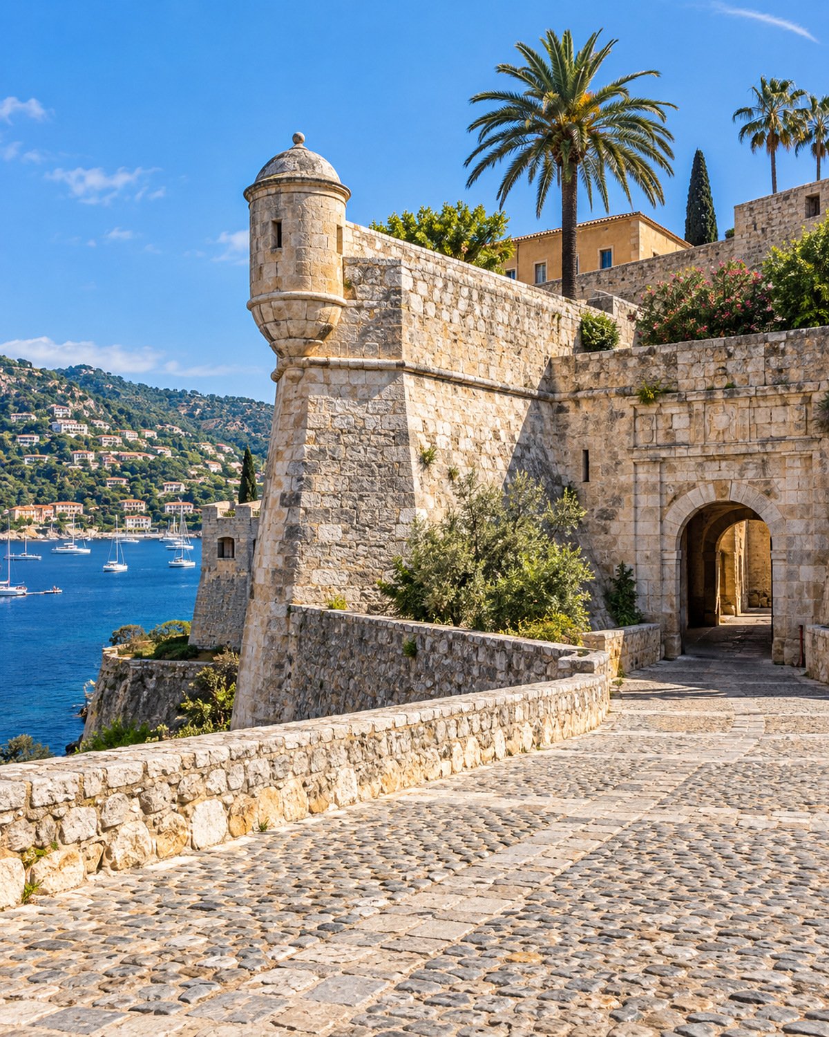 La citadelle Saint-Elme à Villefranche-sur-Mer