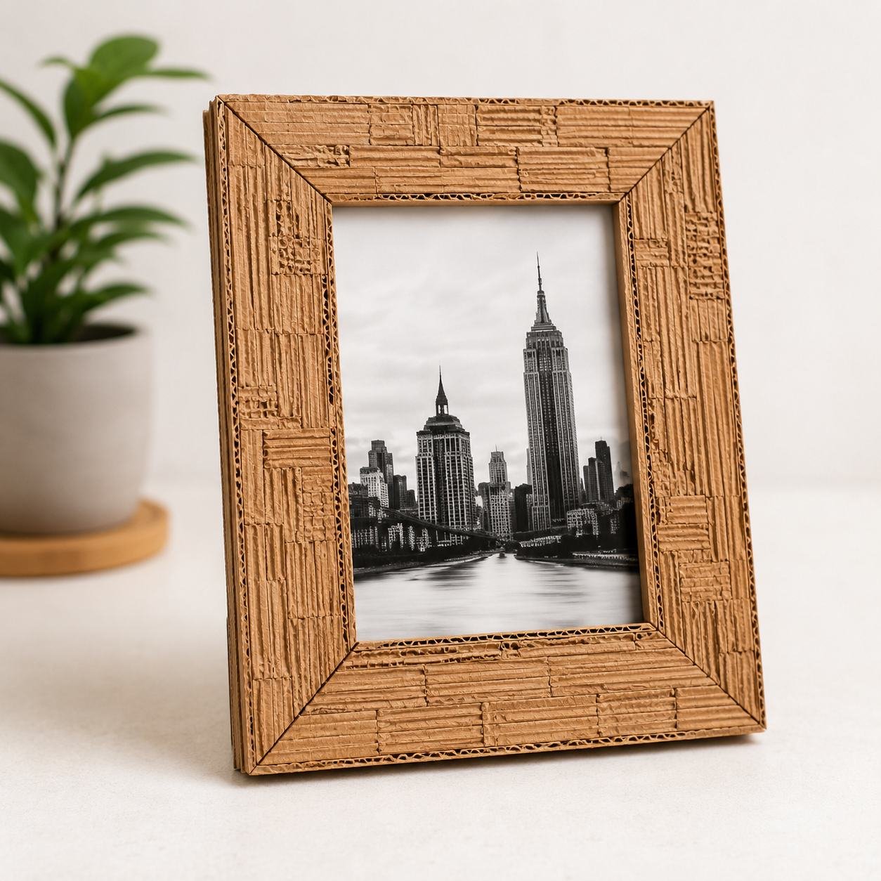 Cadre photo en carton