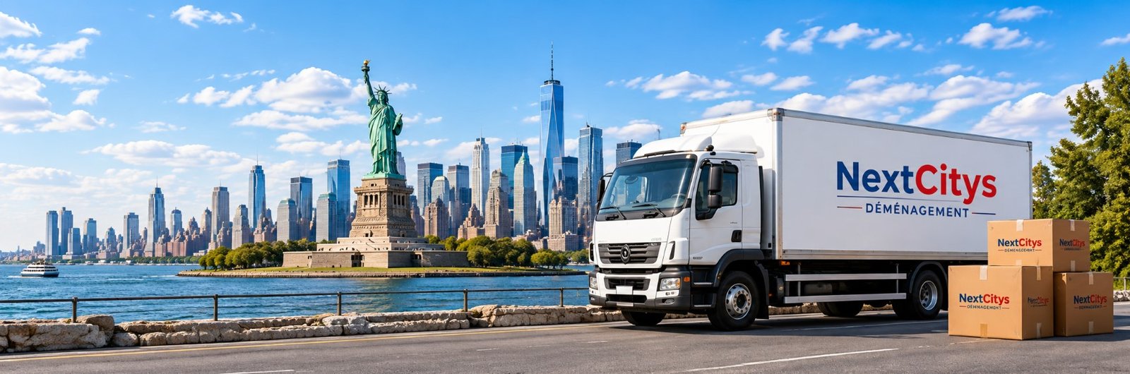 NextCitys Déménagement - Moving to the United States Banner