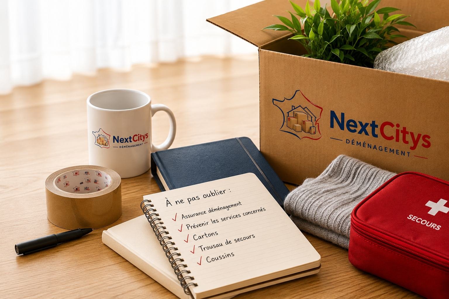 Le kit de survie pour déménager